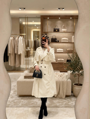 Cherry Leather Coat